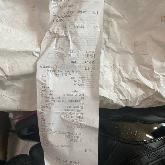 Jordan 6 rings black and red never worn - Picture 4 of 4